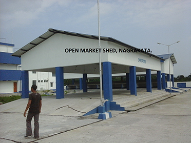 Open Market Shed,Nagrakata Krishak Bazar